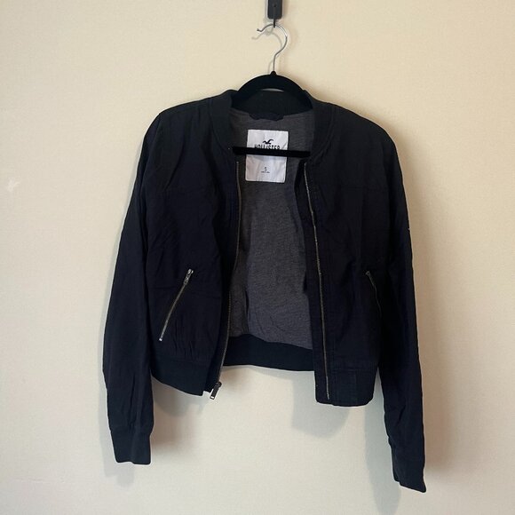 Hollister Black Jacket - Picture 1 of 6